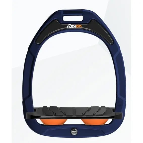 Incline Grip Rijbeugels Marine/Zwart/Oranje Flex-On Green Composite