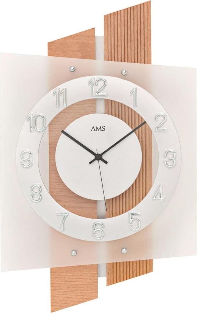 Wandklok radiogestuurd AMS - 5530