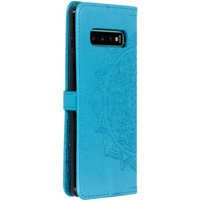 Mandala Bookcase voor de Samsung Galaxy S10 Plus - Blauw