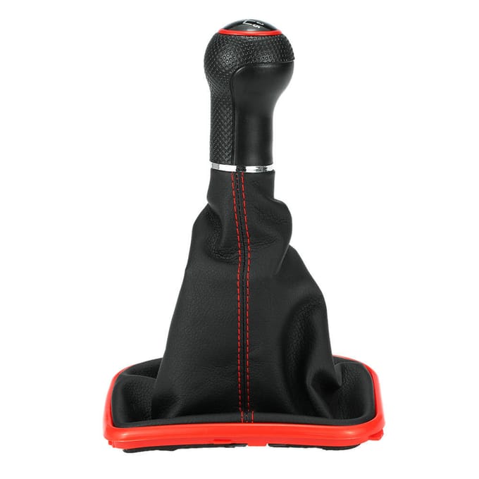 5 Speed Pookknop Gaitor Boot PU Leer voor VW Golf Bora Jetta GTi MK4 1999-2004 black