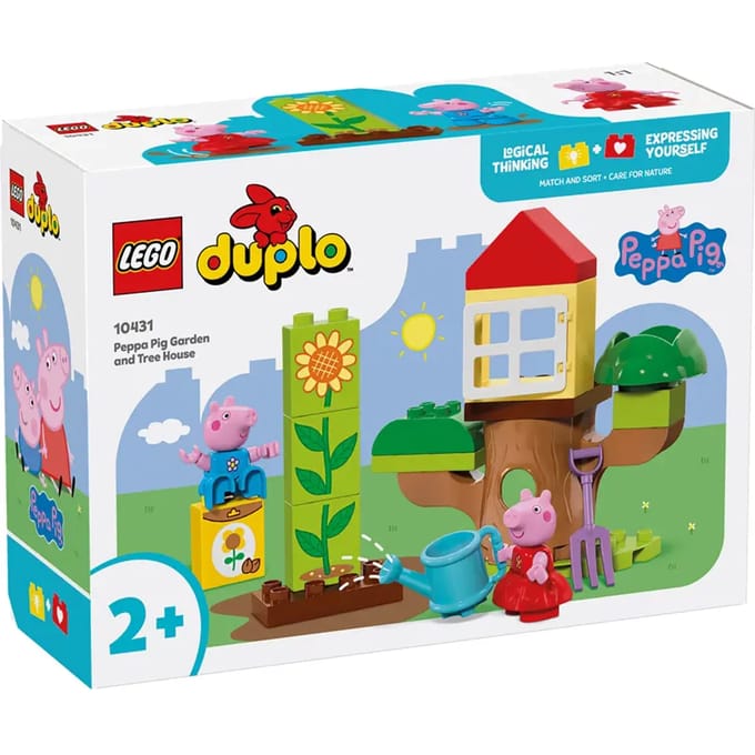 LEGO DUPLO Peppa Big tuin en boomhut Educatief Speelgoed voor Rollenspellen 10431