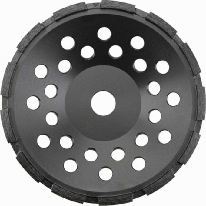 Graphite Serie - Diamantslijpschijf - 125mm - Enkels segment - Voor haakse slijpmachines