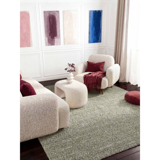Ted Baker Ted baker notting hill soft polyester vloerkleed groen- 200x290 cm