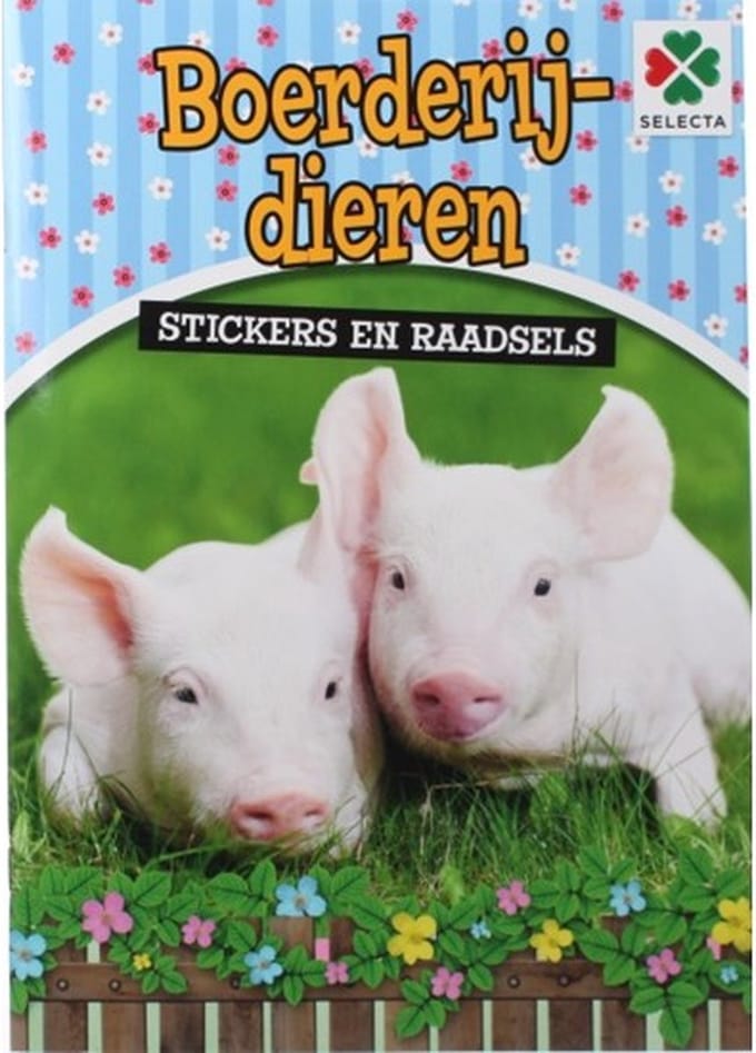 boerderijdieren sticker doeboek