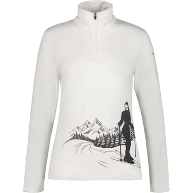 ICEPEAK - Ellenton - Skipully met rits dames - Wit