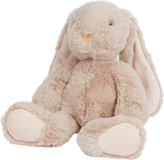 Mini Matters Konijnenknuffel - Beige Teddypluche - 40 cm - Vanaf 0 jaar