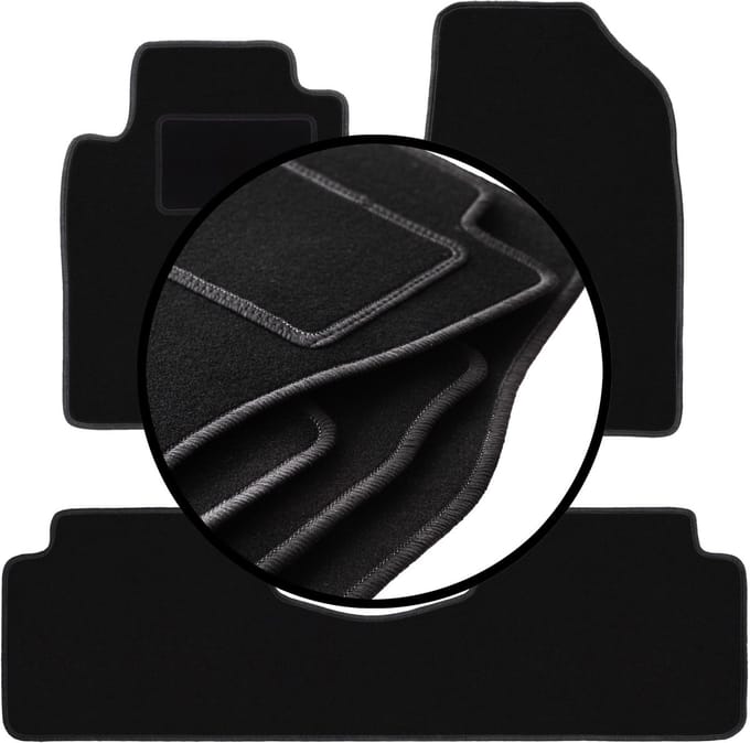 Complete set veloursmatten voor: Toyota Camry V sedan (1996-2001)