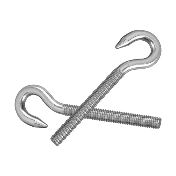 2 stuks M12 Schroefhaak RVS Hoge Hardheid Corrosiebestendig Bekerhanger