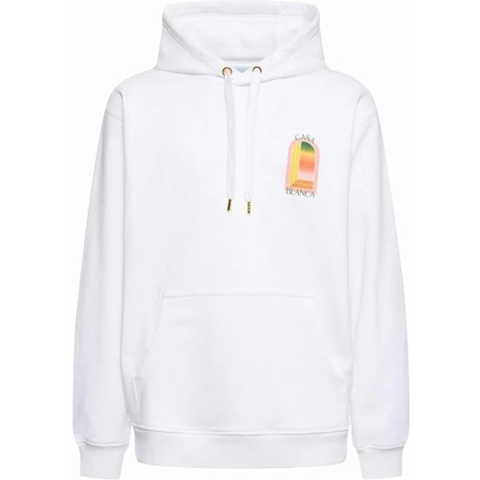 Casablanca Gradient Arch Logo Witte Hoodie