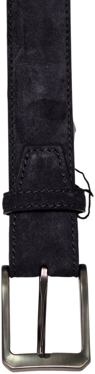 Melik Tulip Riem Donkerblauw Suede Heren 110CM