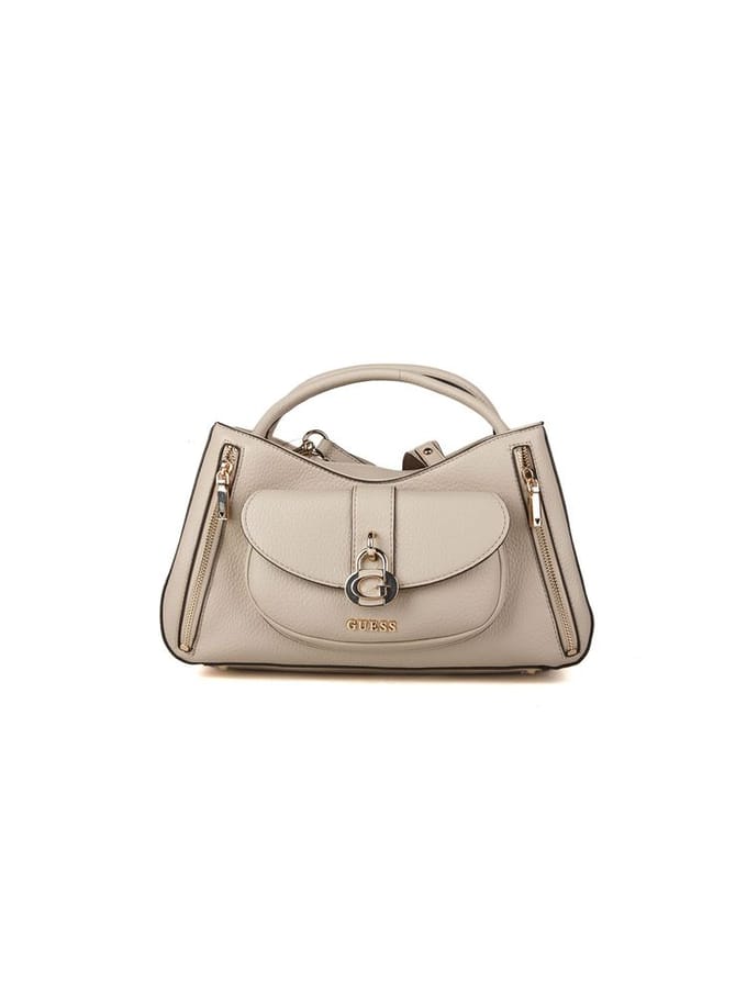 GUESS handtas schoudertas Jessa Girlfriend Bag Taupe beige