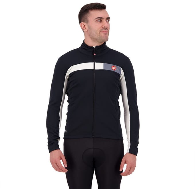 Castelli Mortirolo 6s Gore-tex Infinium™ Windstopper® Jas Zwart M Man