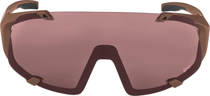 Alpina Hawkeye Q-Lite - Brick matt-black red mirror - Maat Unisex_OneSize