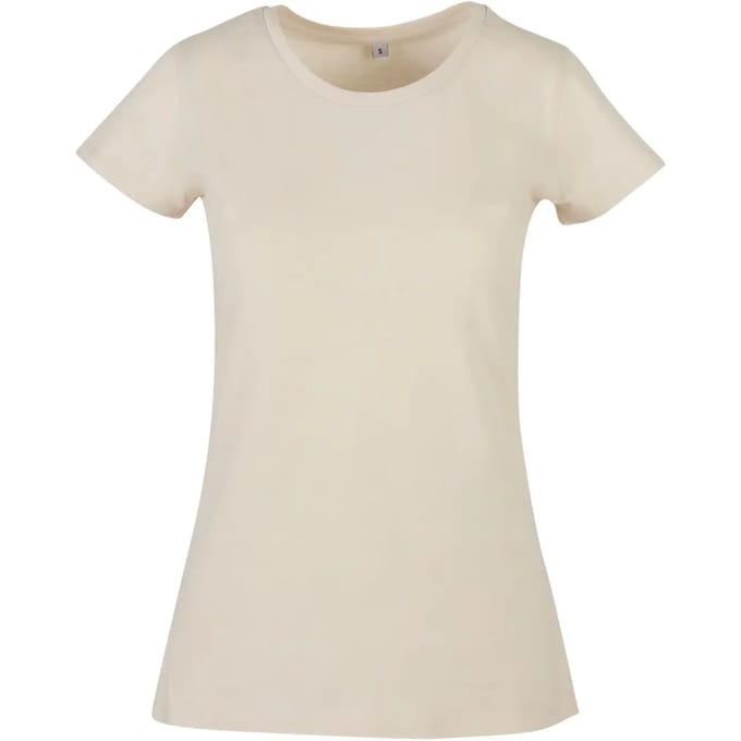 Build your Brand Ladies´ Basic Tee BYBB012 - Sand - S