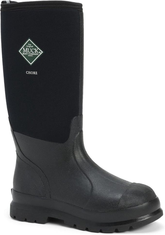 Muck Boot Chore Classic Hoog | Zwart - Regenlaarzen - Maat 45 -