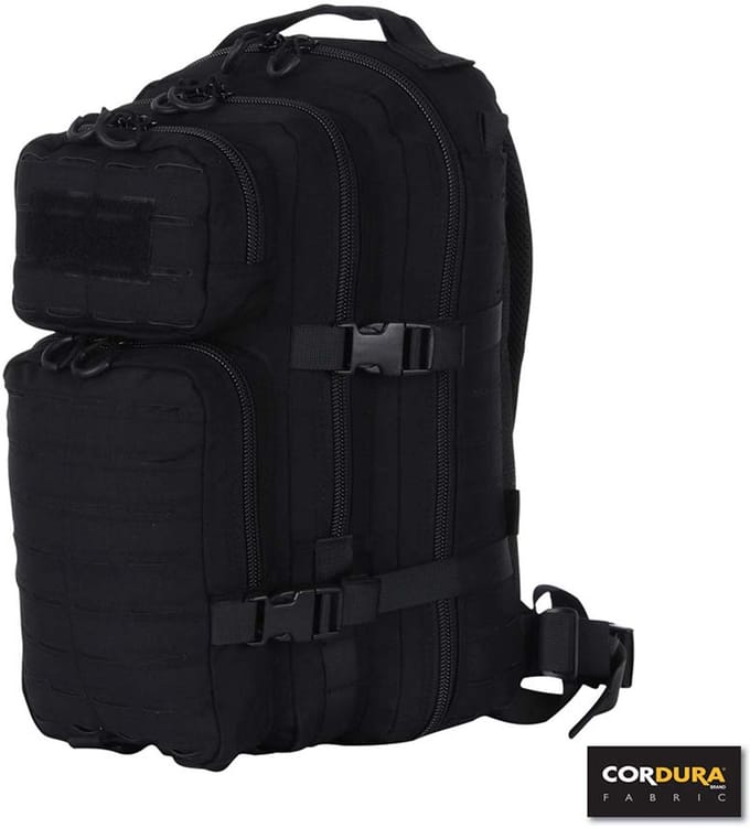 101inc Lasercut 1-day assault rugzak Cordura zwart