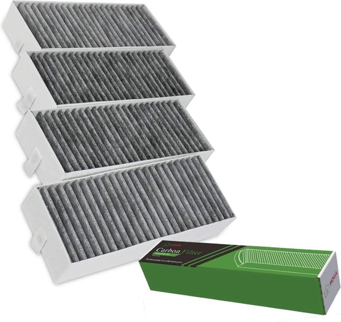 HOGA Koolstoffilter Geschikt Voor Bosch Siemens Neff - Filter Set van 4