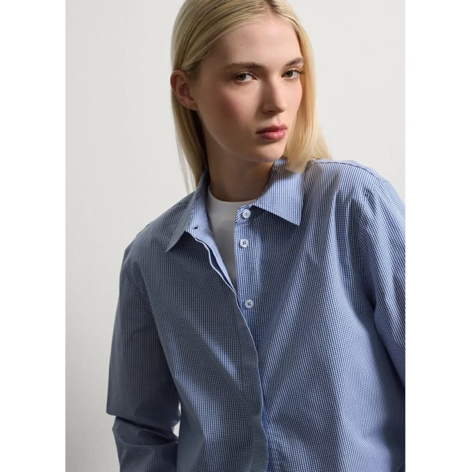 Klassieke pasvorm 100% katoen blouse dames Stefanel