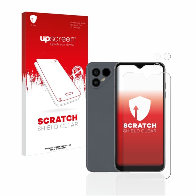 upscreen - Screenprotector voor Fairphone 4 (Voor+Camera) - Folie Beschermfolie transparant