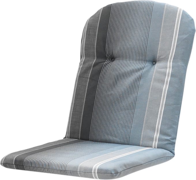 Madison - Tuinstoelkussen - Kuip Hoog - Stef Grey - 45x96cm - Grijs