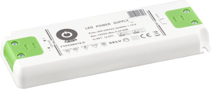Inbouw driver 12V, 11A - 132Watt - Slim - POS