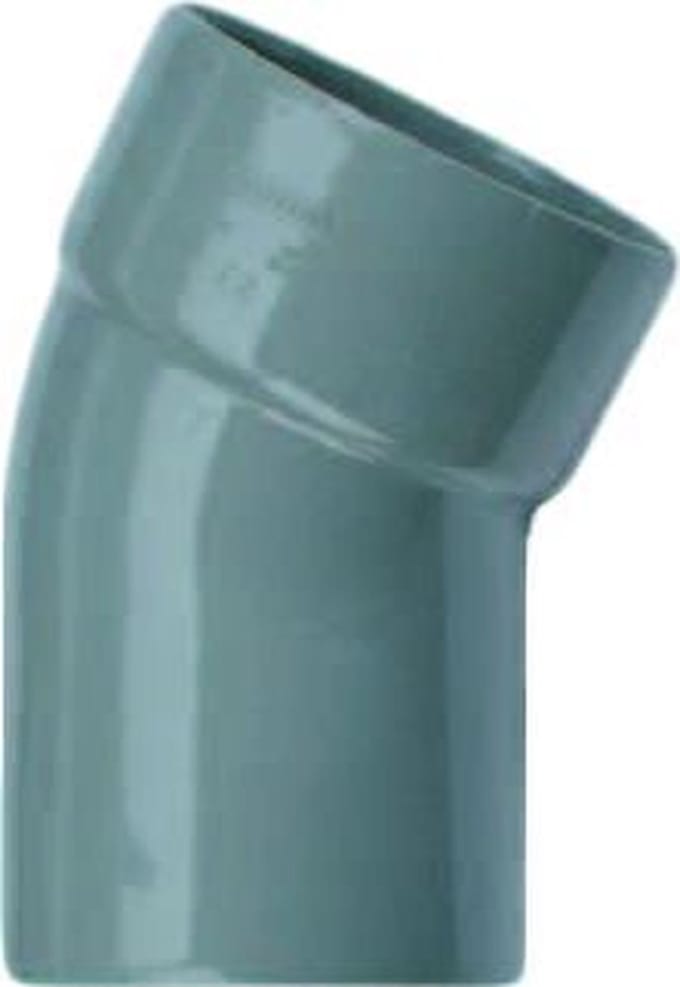 Wavin PVC Bocht 22° mof x spie 110mm