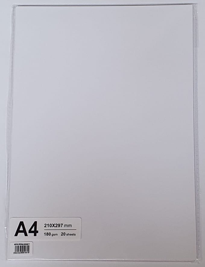 Aigostar A4 fotopapier glanzend 180 gram 20 vel