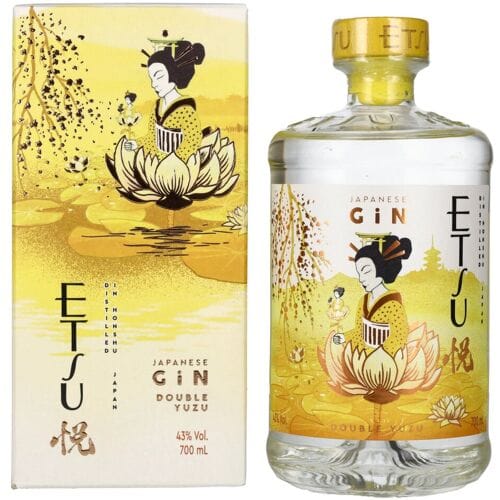 Etsu Gin DOUBLE YUZU Limited Edition 43% Vol. 0,7l in geschenkverpakking