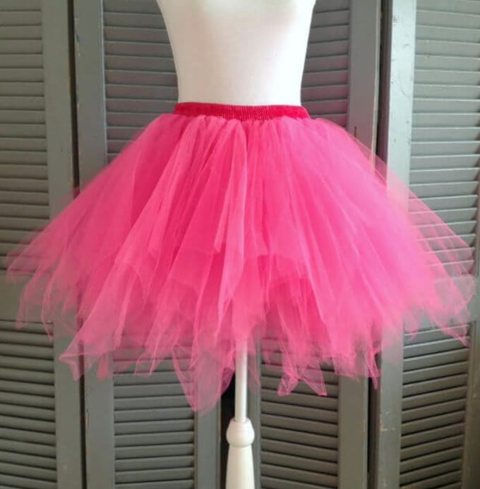 Super tutu - Fuchsia roze maat M