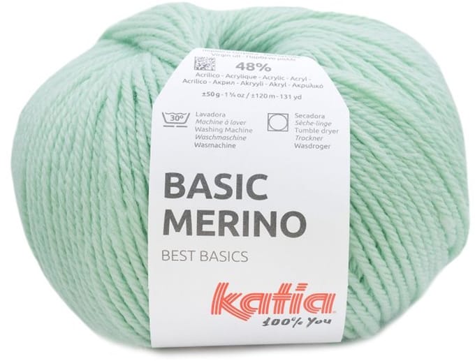 Katia Basic Merino - 103 mint - Wol/Acryl Garen