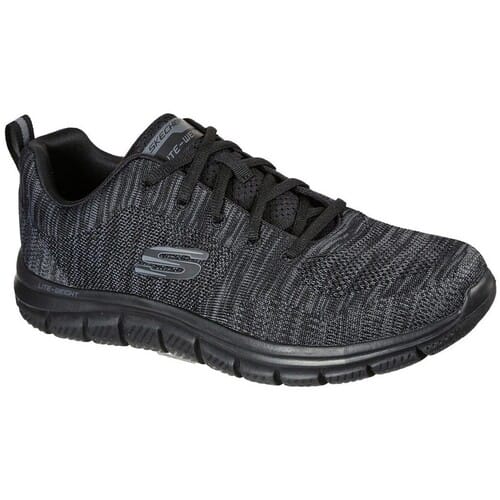 Skechers Track - Front Runner, Mannen, Zwart, Trainingschoenen, maat: 42