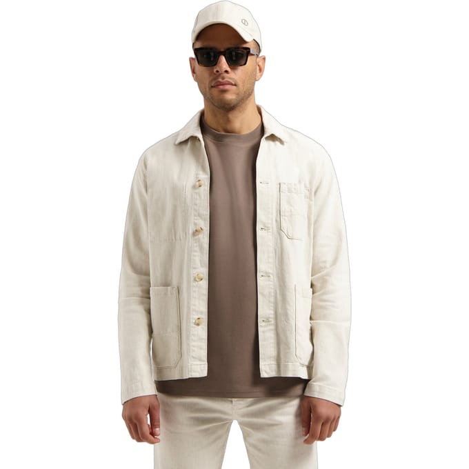 Dstrezzed Ds-nikos Chore Jacket Offwhite Taglia: S | Giacche leggere Outlet | Uomo | Bianco