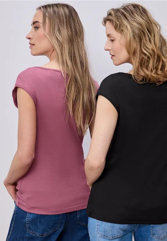 Basic shirts in een 2-pack