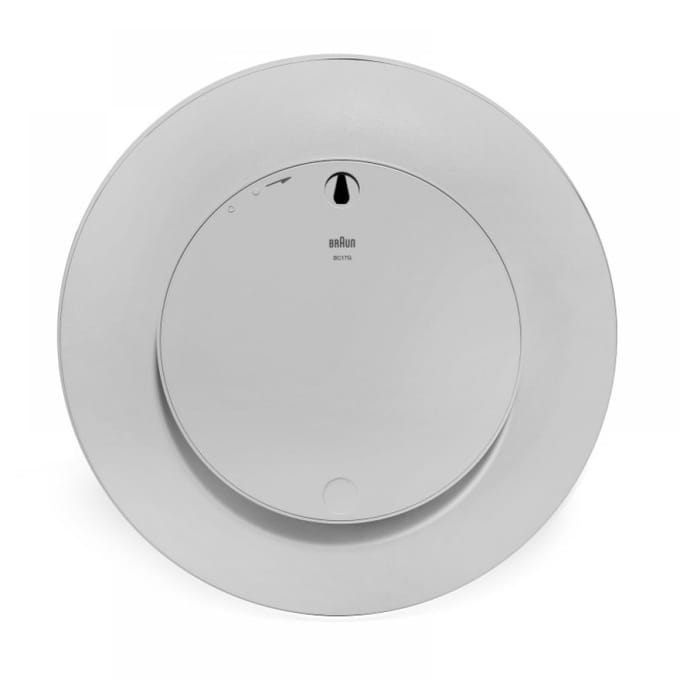 Braun BC17G - Wandklok - Analoog - Kunststof - Grijs