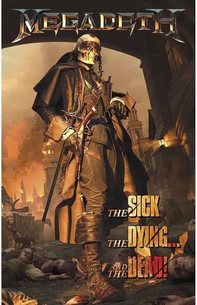 Megadeth - The Sick, The Dying And The Dead Textiel Poster - Multicolours