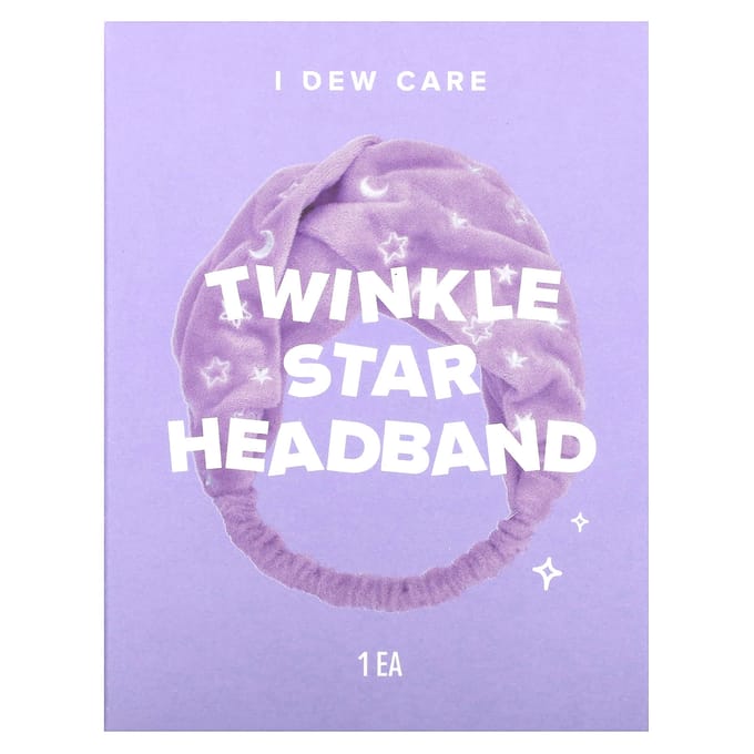 I Dew Care, Bandeau étoile scintillante, violet, 1 bandeau purple