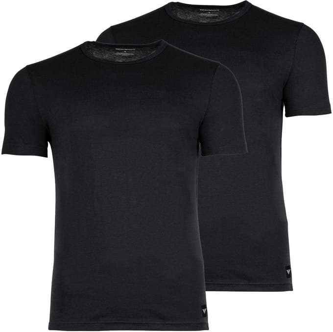 Emporio Armani T-shirt ESSENTIAL LOGOLABEL Set van 2