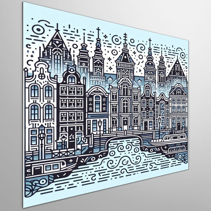 Kunstprint | Wanddecoratie | Dibond | 80 × 80 cm