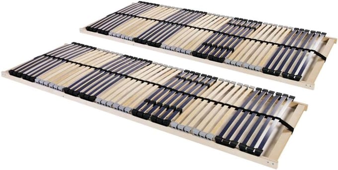 Set van 2 Lattenbodems met 42 Latten en 7 Zones voor Optimale Steun