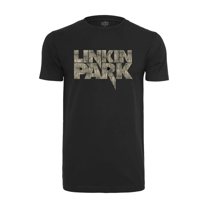 Merchcode Linkin Park - Linkin Park Distressed Logo Heren Tshirt - M - Zwart