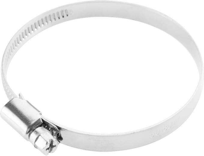 Topex Slangenklem 60-80mm/9mm W2 9,0mm W2 Staal Gegalvaniseerd