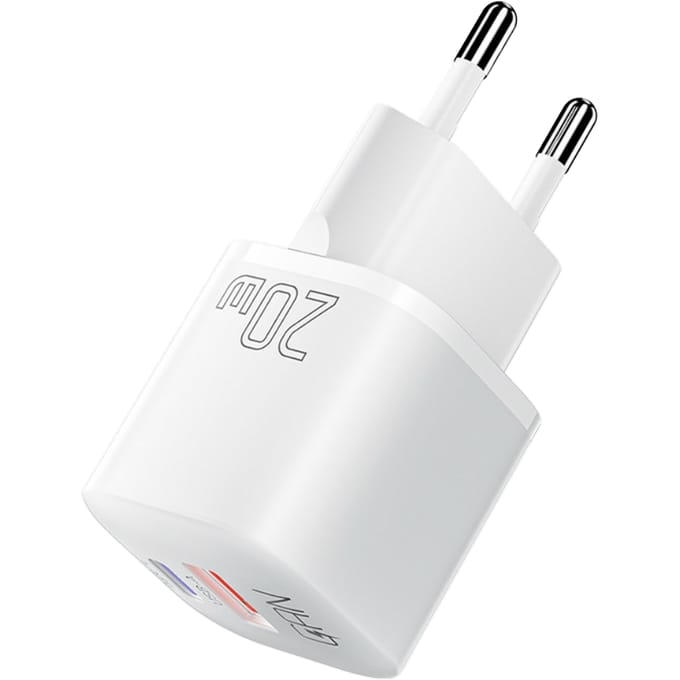 Essager 20W USB-A + USB-C Compact Power Adapter Wit