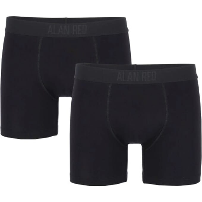 ALAN RED boxershorts Bomber bamboo (2-pack) - zwart