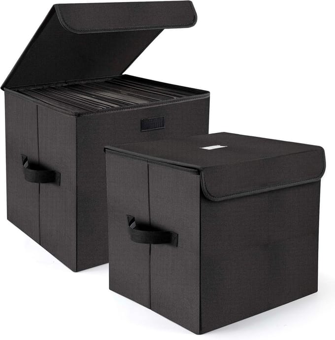 CD Koffer - LP Opbergdoos - Platen Opbergkoffer Praktisch