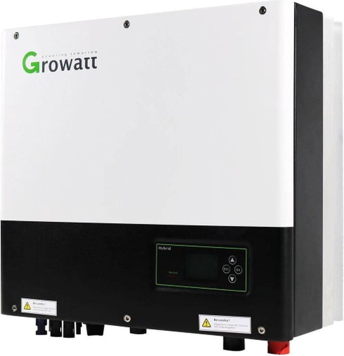 Growatt 5kWp Glas Glas PV-systeem Met SPH5000TL3-BH-UP