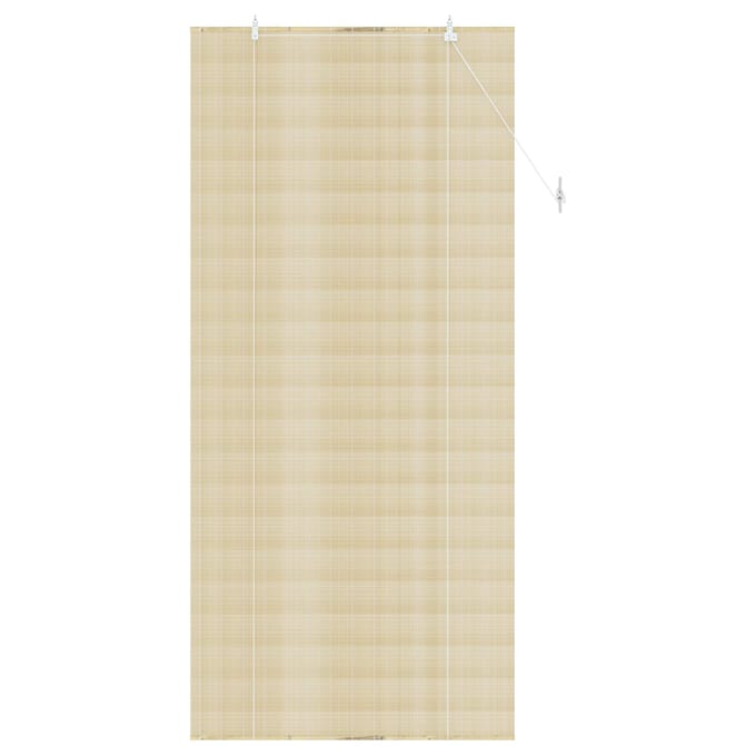 vidaXL - Rolgordijn - Naturel - 110 - x - 220 - cm - Bamboe