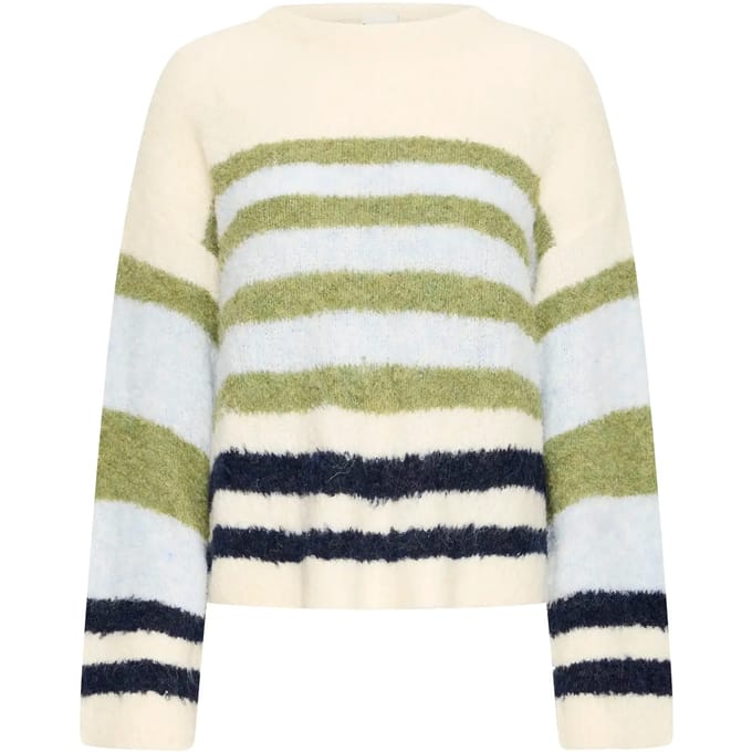Gebreide pullover met ronde hals model 'BOSELE'