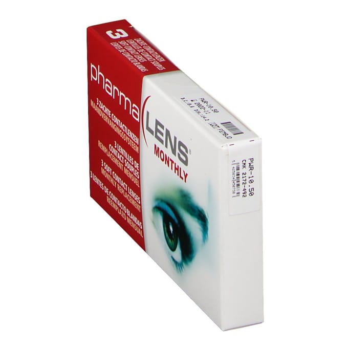 PharmaLens Maandlenzen -10.50 3 Contactlenzen
