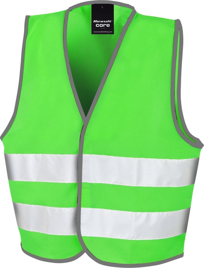 Regatta Junior Safety Vest RT200J - Lime - S (4-6)