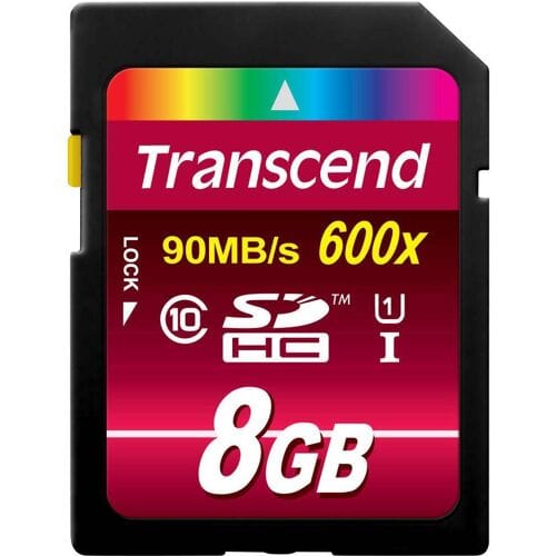 Transcend Ultimate SDHC-kaart Retail 8 GB Class 10, UHS-I